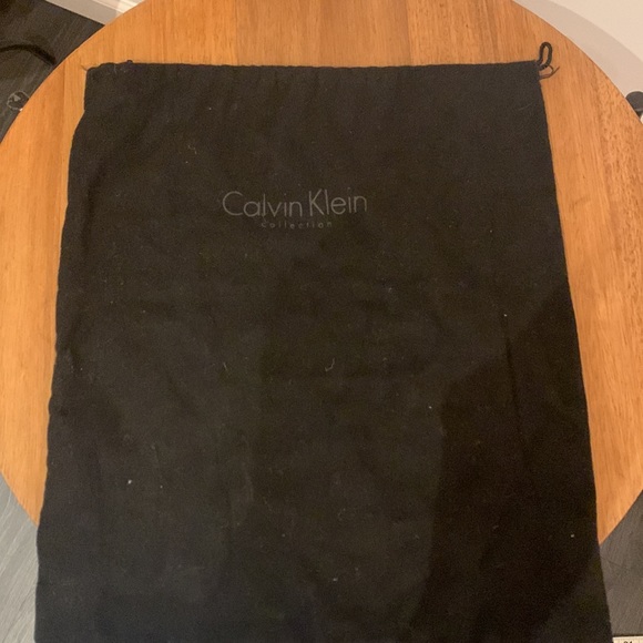 Calvin Klein Collection all leather  t-strap / ankle strap black sandal - Picture 9 of 12